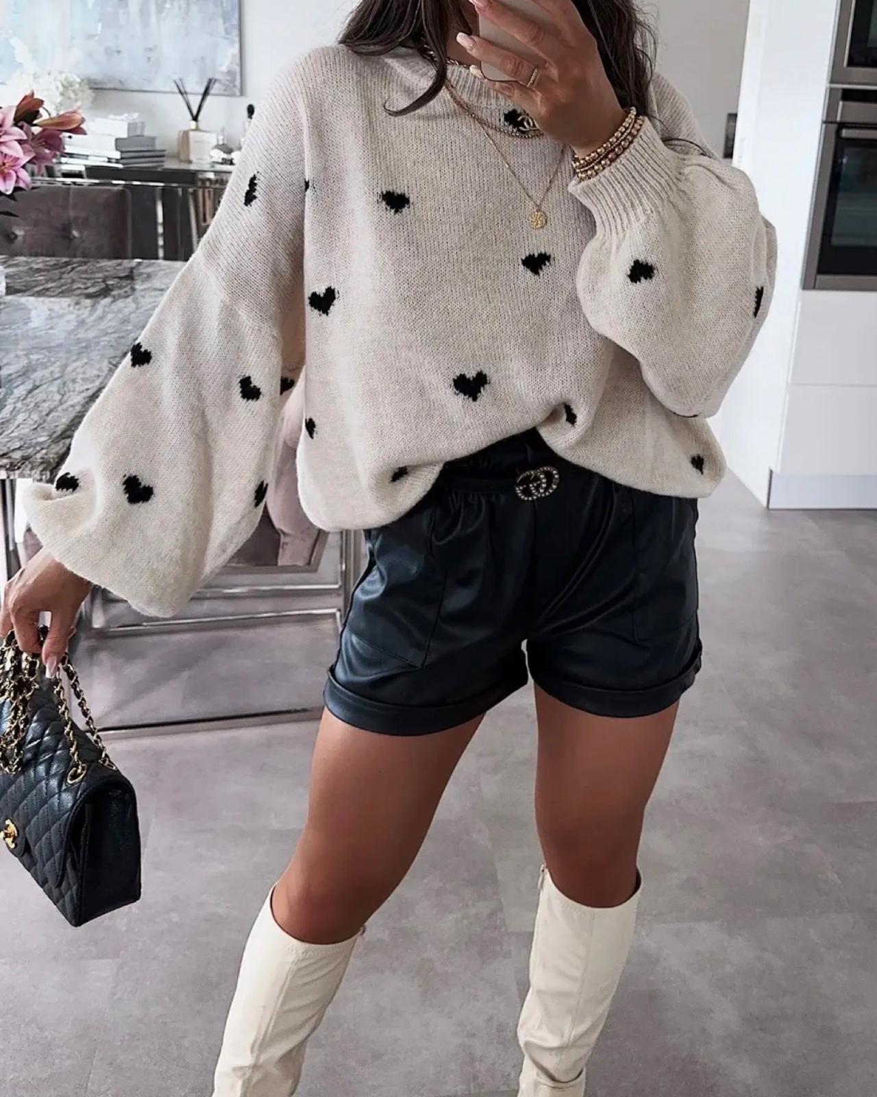 Pullover "Lovely" Div. Farben