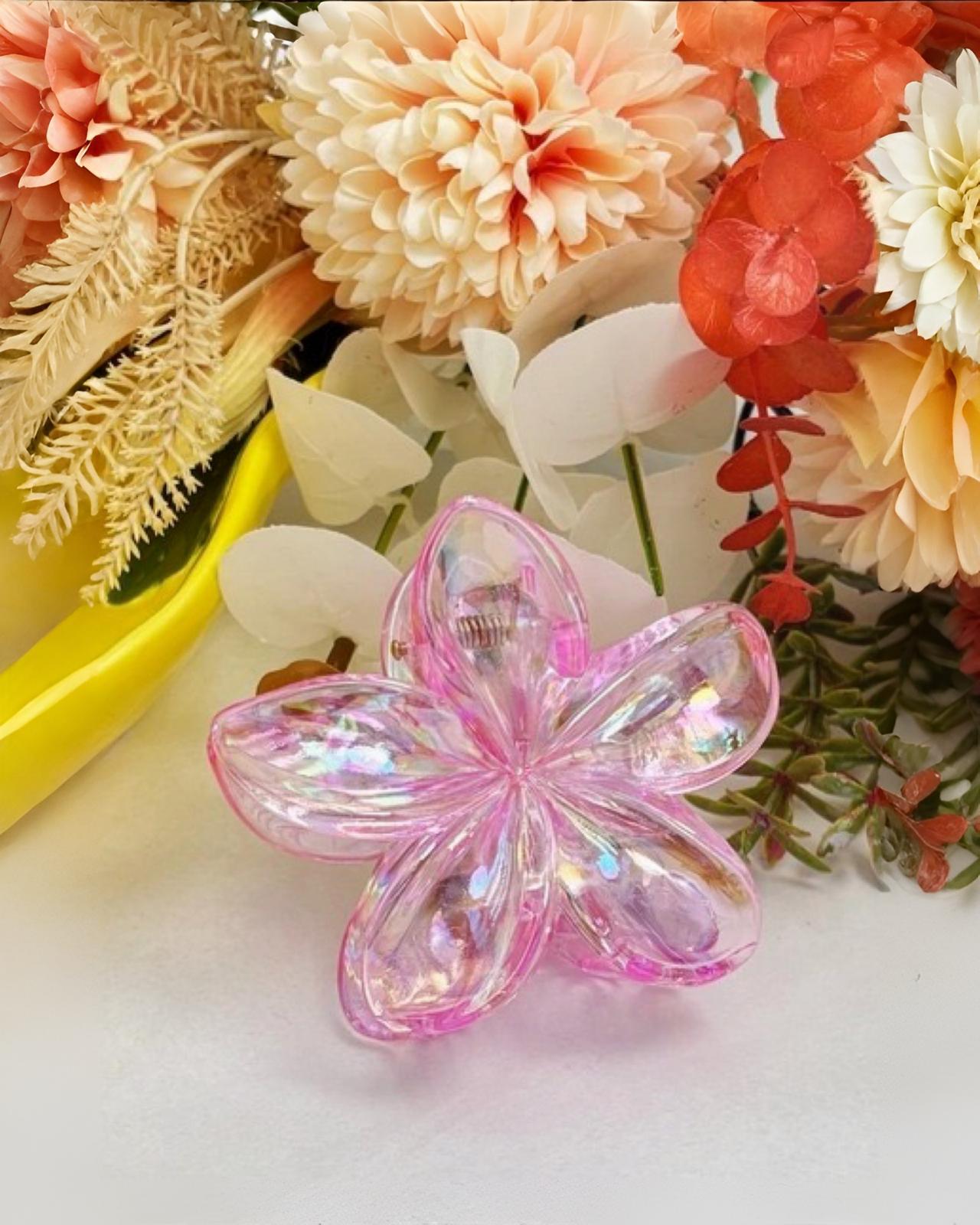 HAARKLAMMER "JOLENE" ROSA