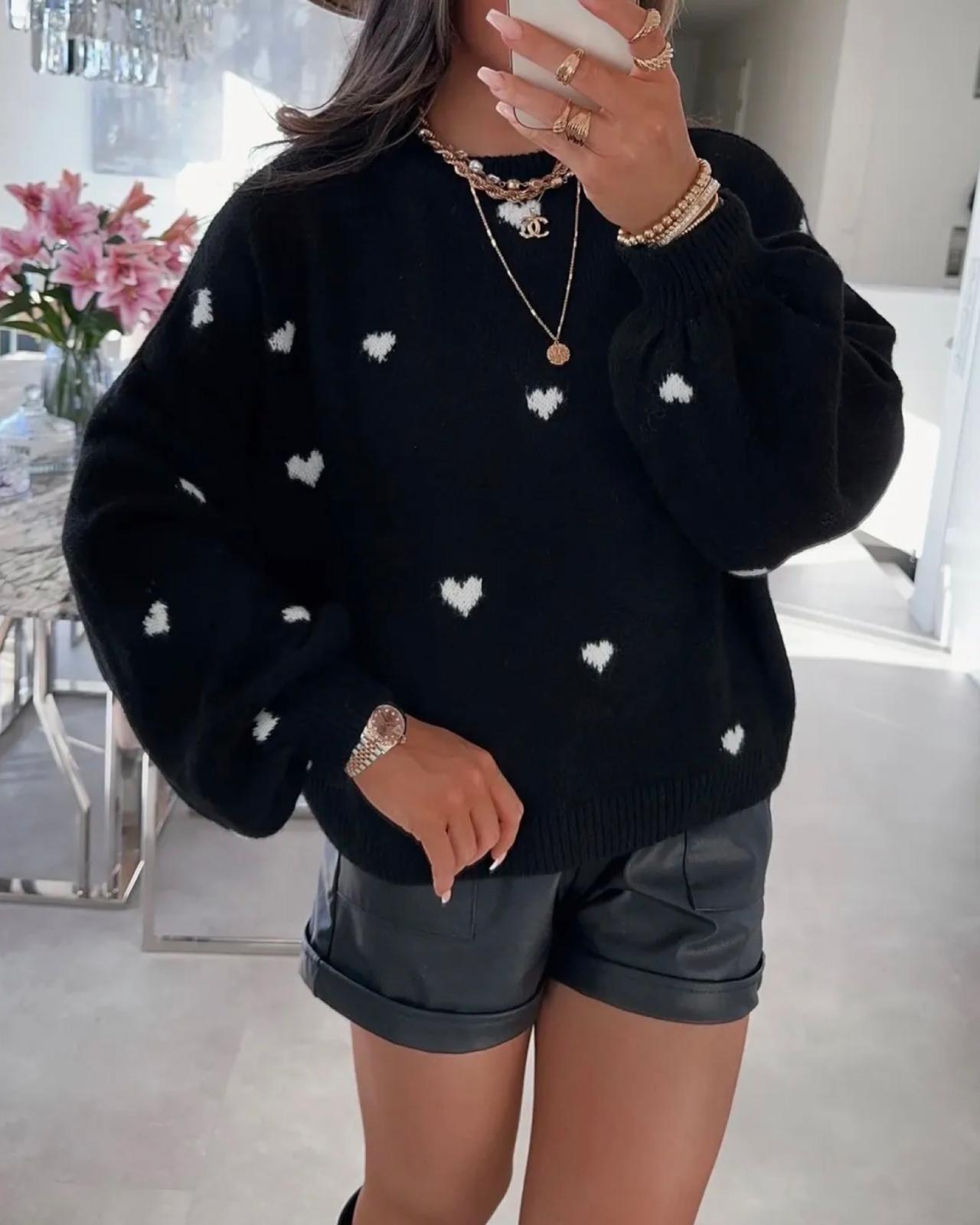 Pullover "Lovely" Div. Farben