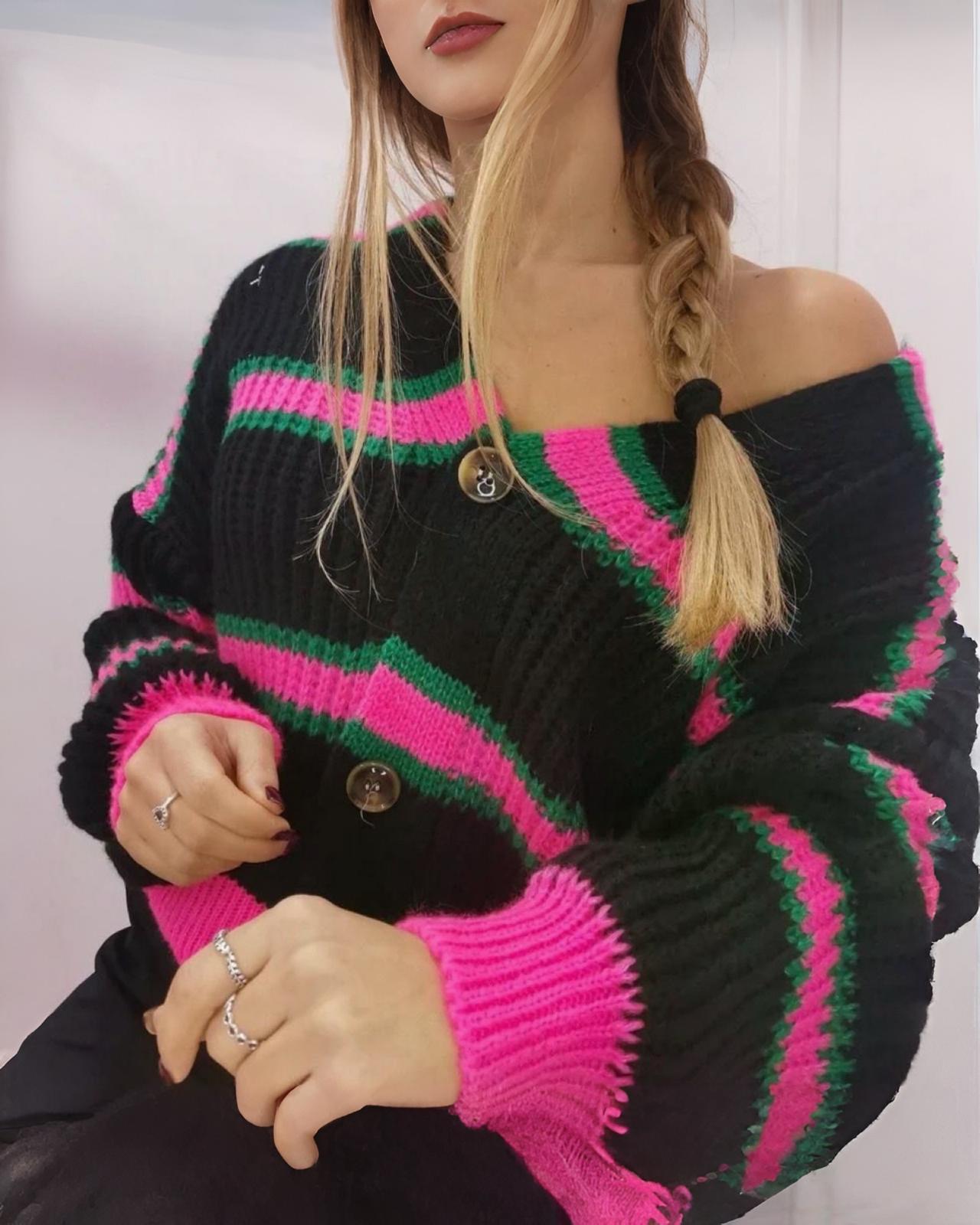 AUSVERKAUFT INNERT 2 STUNDEN - VORBESTELLUNG Strickjacke "Ariel" Div. Farben
