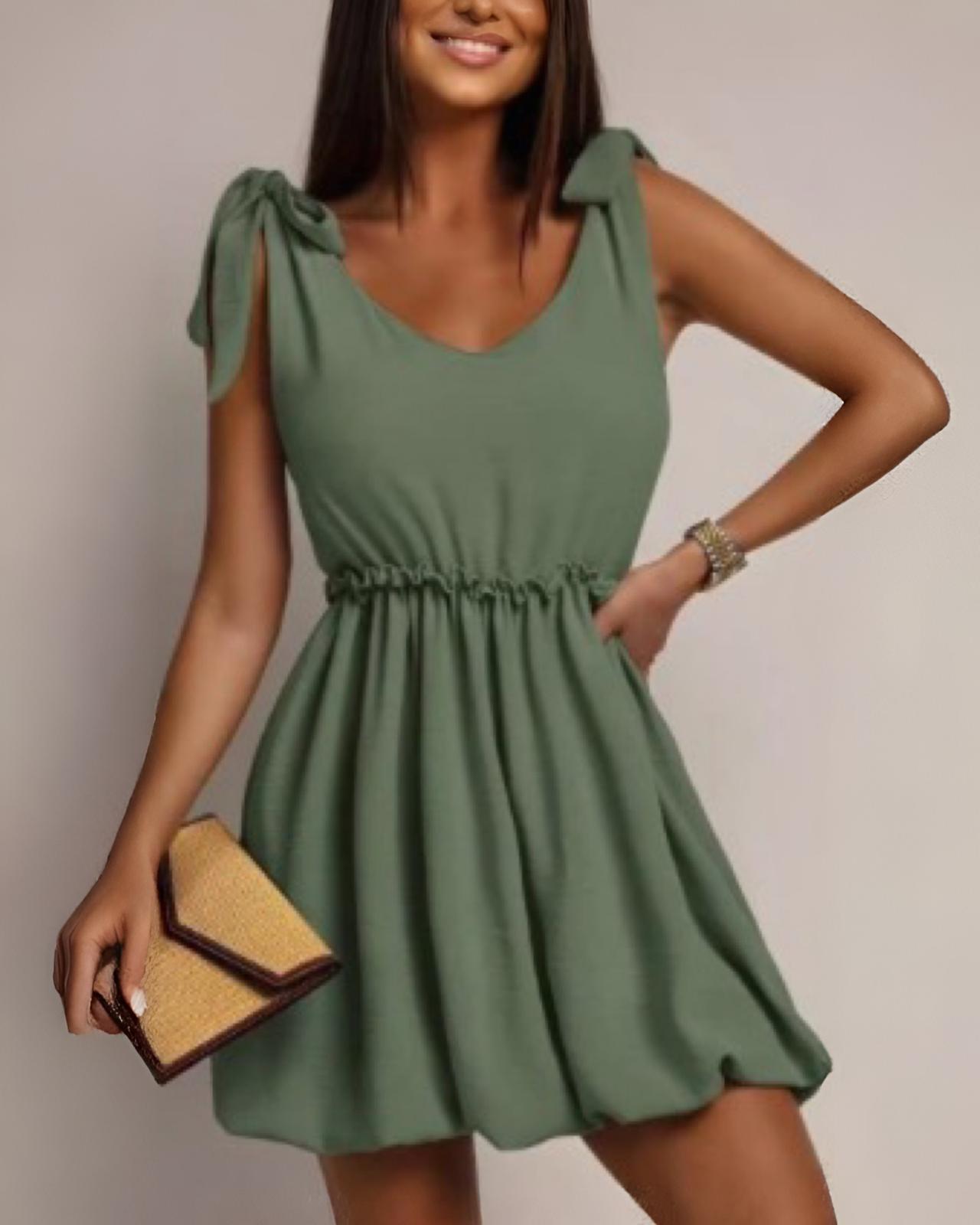 MAXI KLEID "LILLY" KHAKI