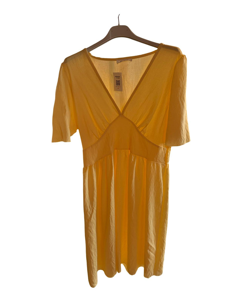 MAXI KLEID "MELODY" HELLGELB