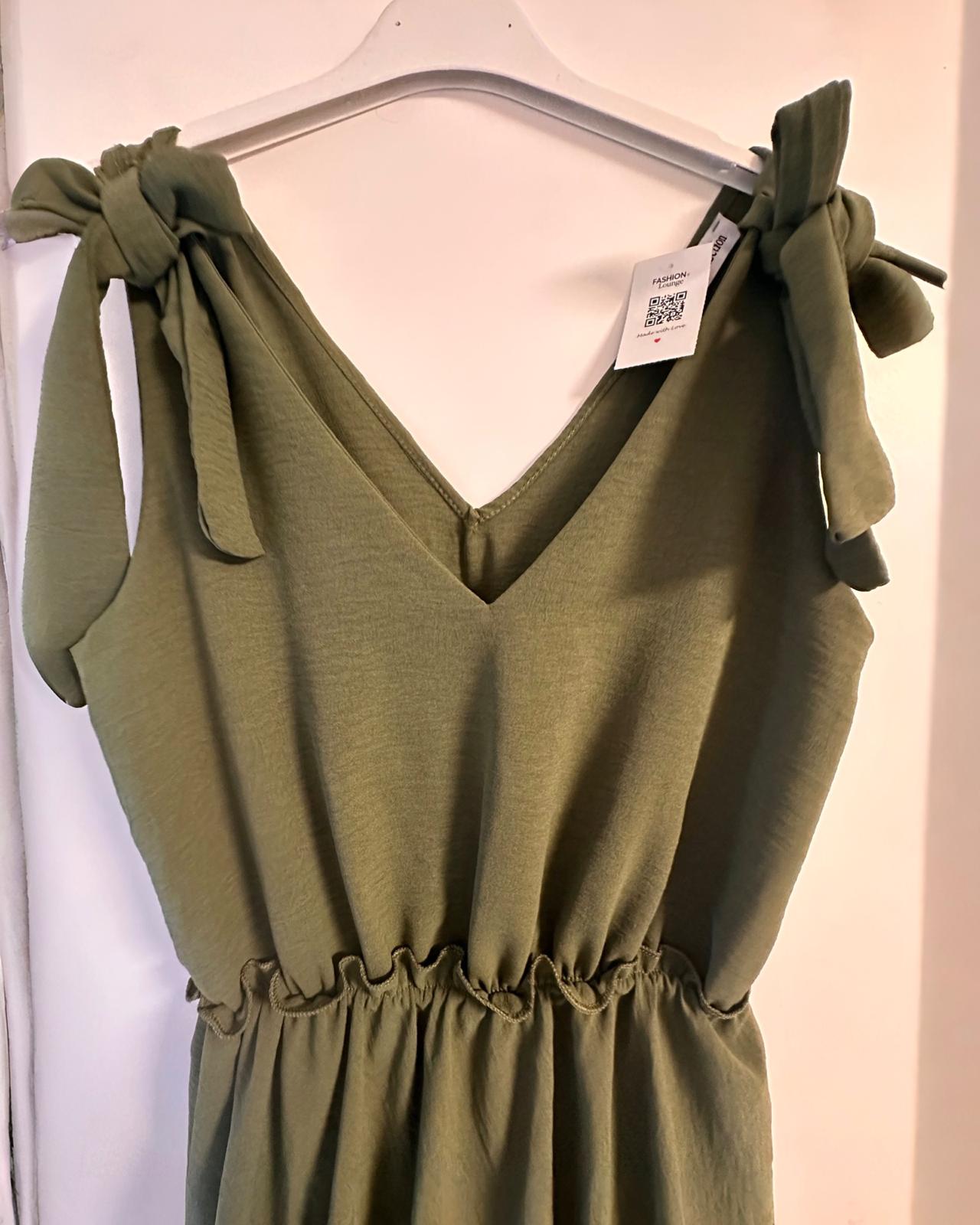 MAXI KLEID "LILLY" KHAKI