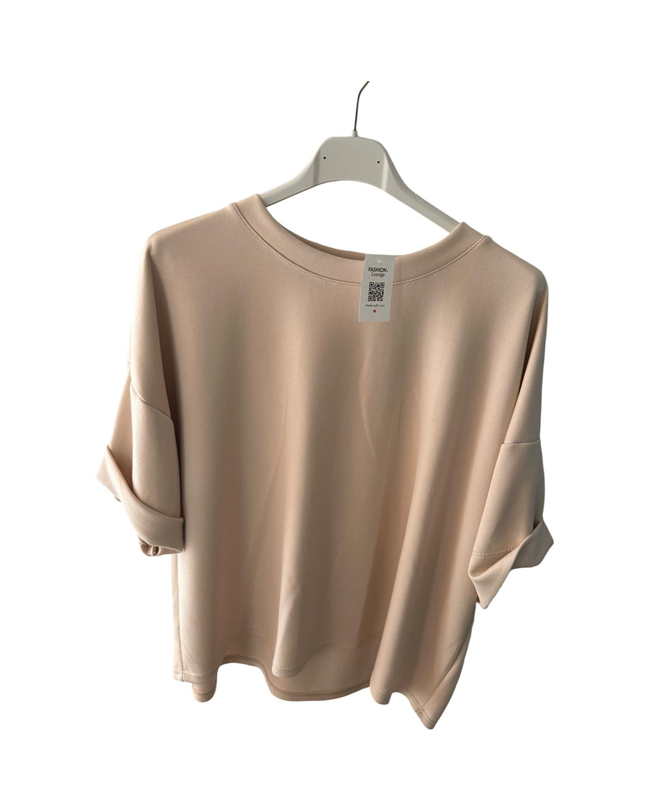 OVERSIZE TOP "ANA" BEIGE