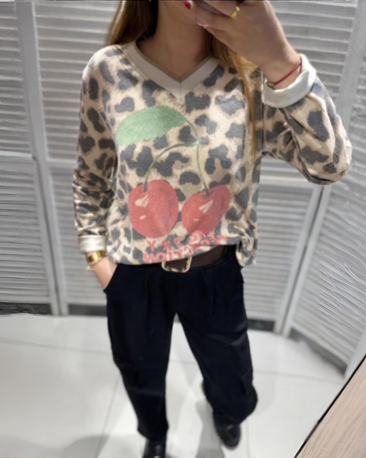 Pullover "Elaine" Gold-Glitzer