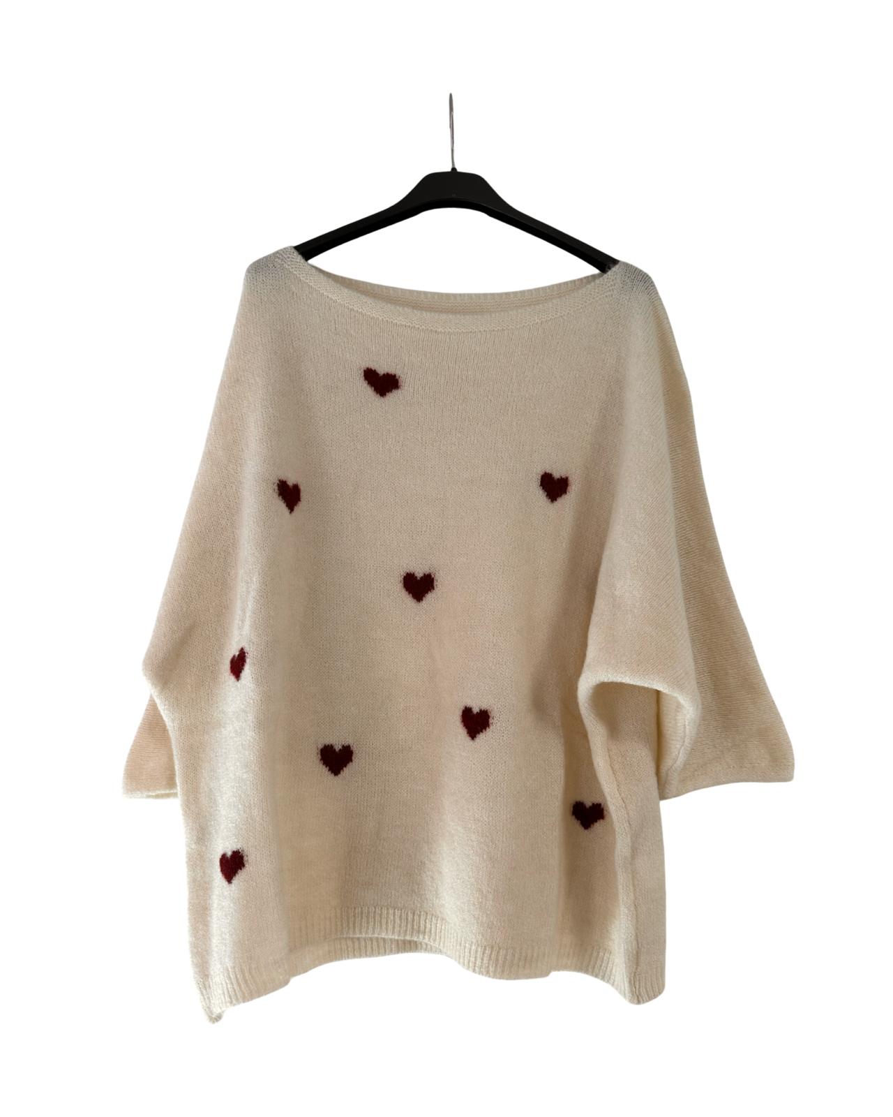 Dreiviertel Pullover "Beverly" div. Farben