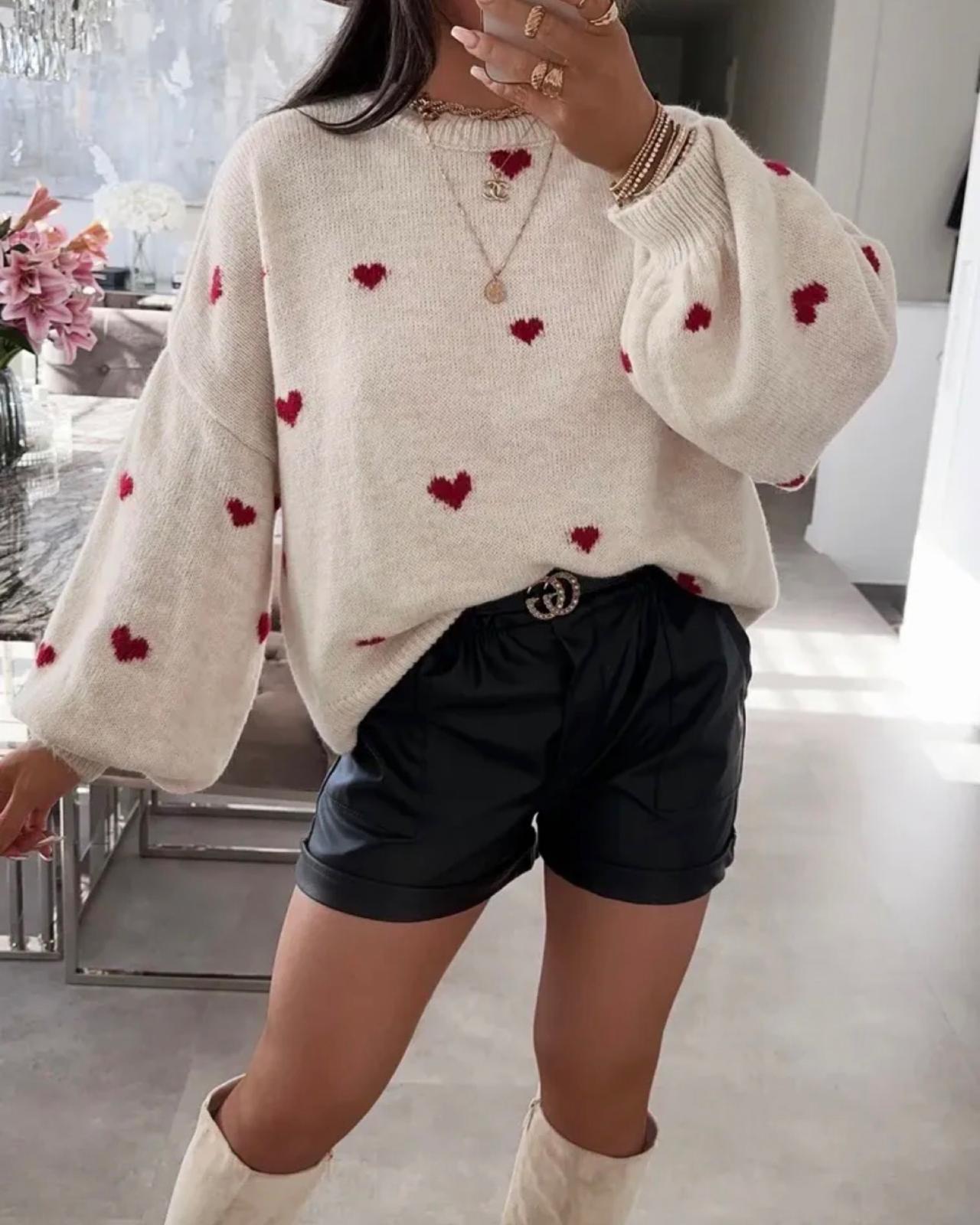 Pullover "Lovely" Div. Farben