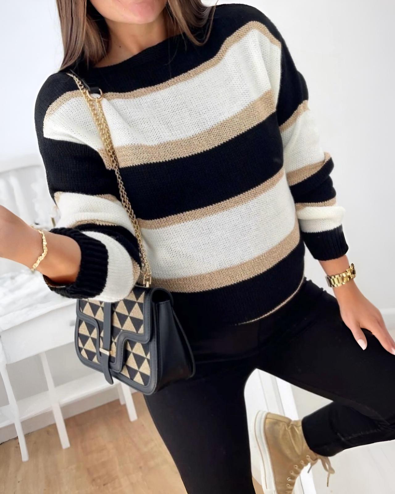 Strickpullover "Sienna"Gestreift
