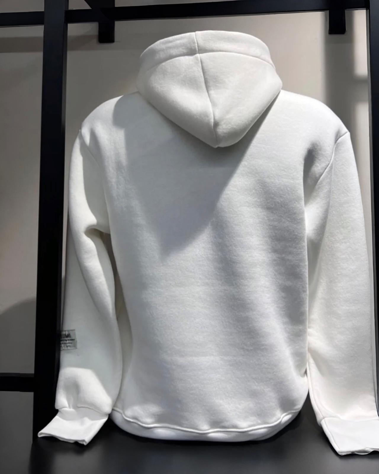 Hoodie "Chicago" Weiss